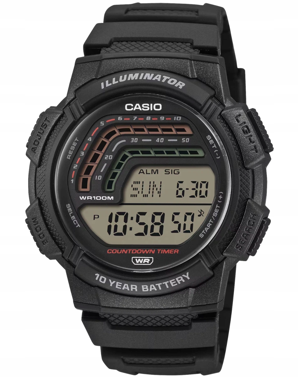 Sportovní pánské hodinky Casio WS-1800 Gwar.3+3L Zibi Gravírování