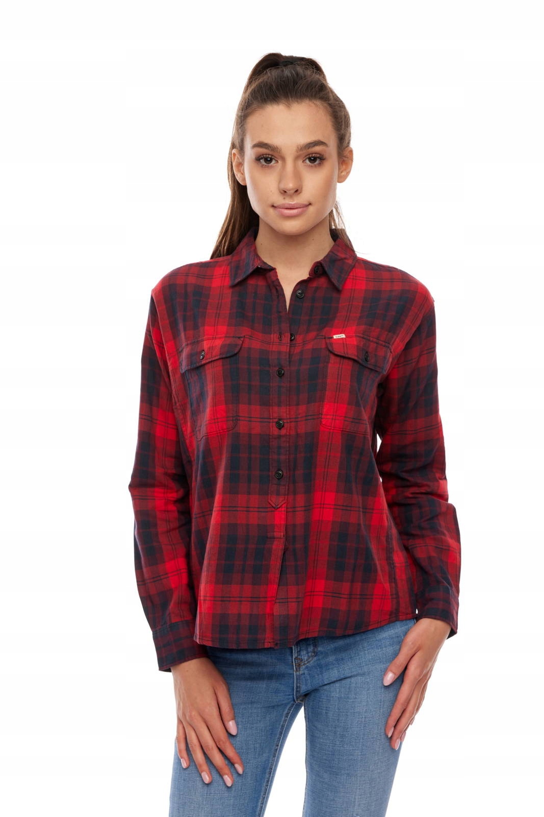 

Lee Two Pocket Shirt Red Runner L48IBNDJ M