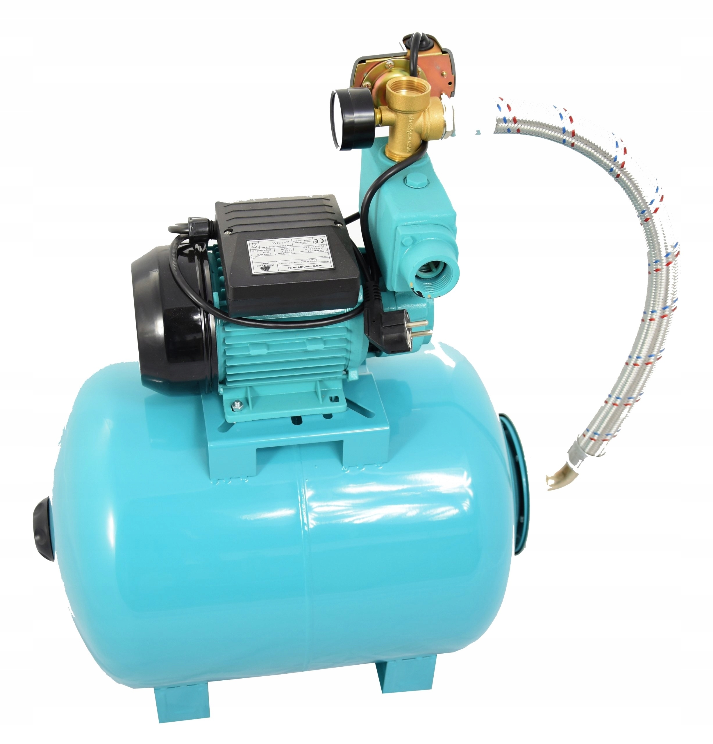 Pompa Do Wody Wz 250 Hydrofor 50L Wąż Osprzęt Zestaw 250W 35L/MIN