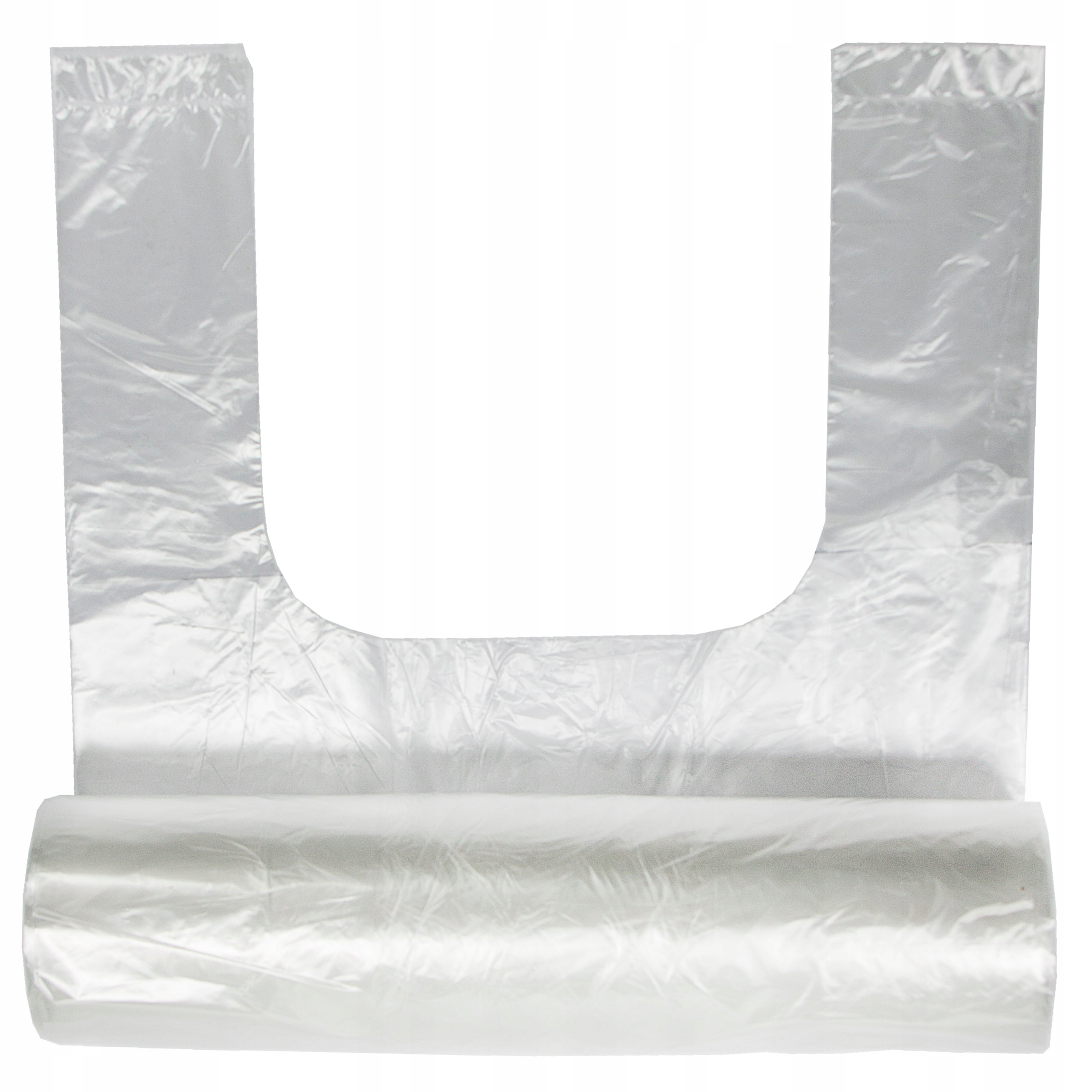 Reklamówki jednorazowe na rolce 120szt ZRYWKI Reklamówki Foliowe MOCNE