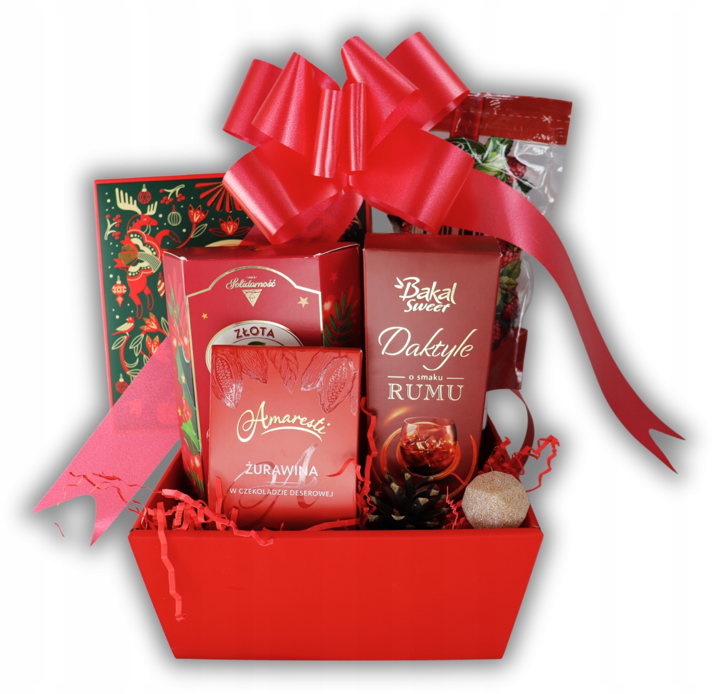 Levně Dárkový koš Vánoční radost Dárek Vánoce Mikuláš