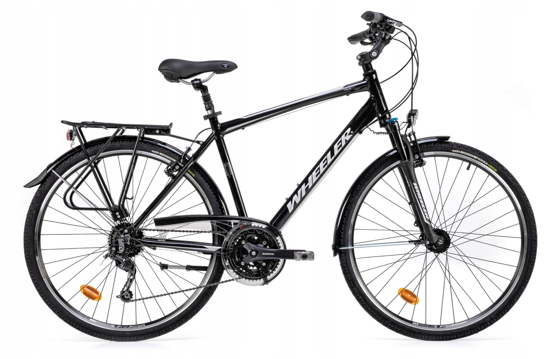 Rower trekkingowy Wheeler Tour 1 M rama 22 cale koło 28" Dynamo czarny