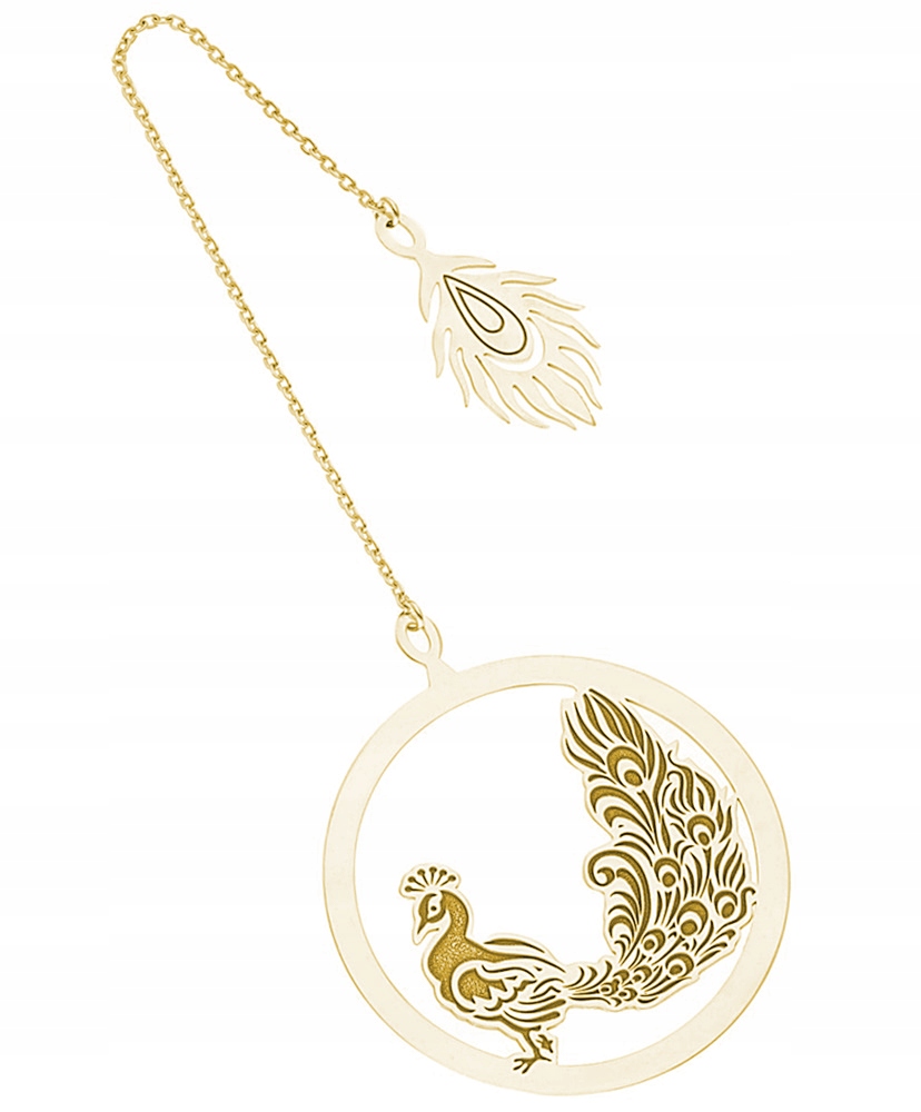 Stříbrná pozlacená záložka do knihy Ag 925 Paw ZAK03G