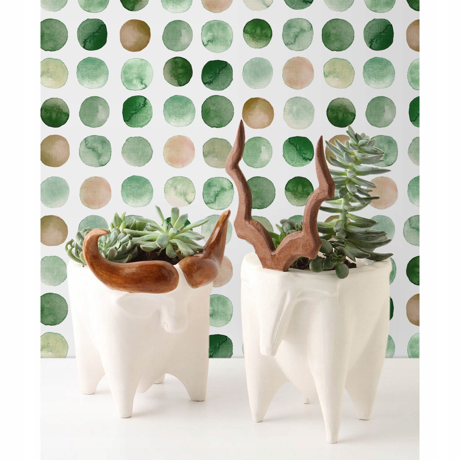 

Fototapeta Akwarelowe geometryczne kropki 104x70