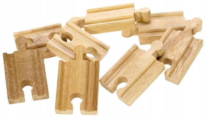 

Bigjigs Zestaw 8 Torów Krótkich Do Kolejek BJT104