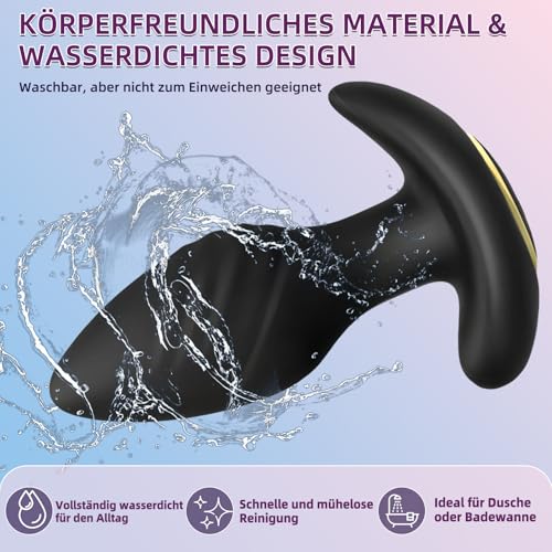 MAXPOWER Wibrator Analny 9 Trybów Wibracji Aplikacja Prostata — miniatura 5