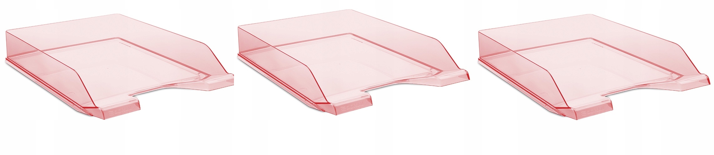 SZUFLADA PÓŁKA NA PAPIERY DOKUMENTY A4 czerwona x3