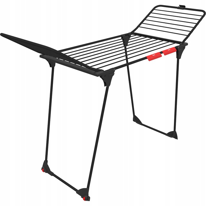 Levně Sušák na prádlo Vileda King Ultimate černý, sušící plocha 20 m