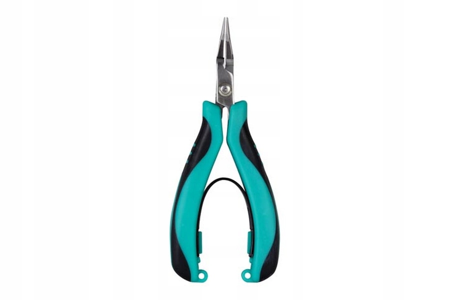 

Szczypce Płaskie Półokrągłe Zgięte 120mm 45st.