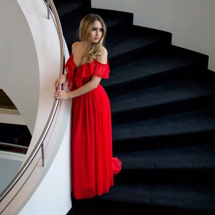 Šaty Španělka S.moriss Barva Červená vel. S