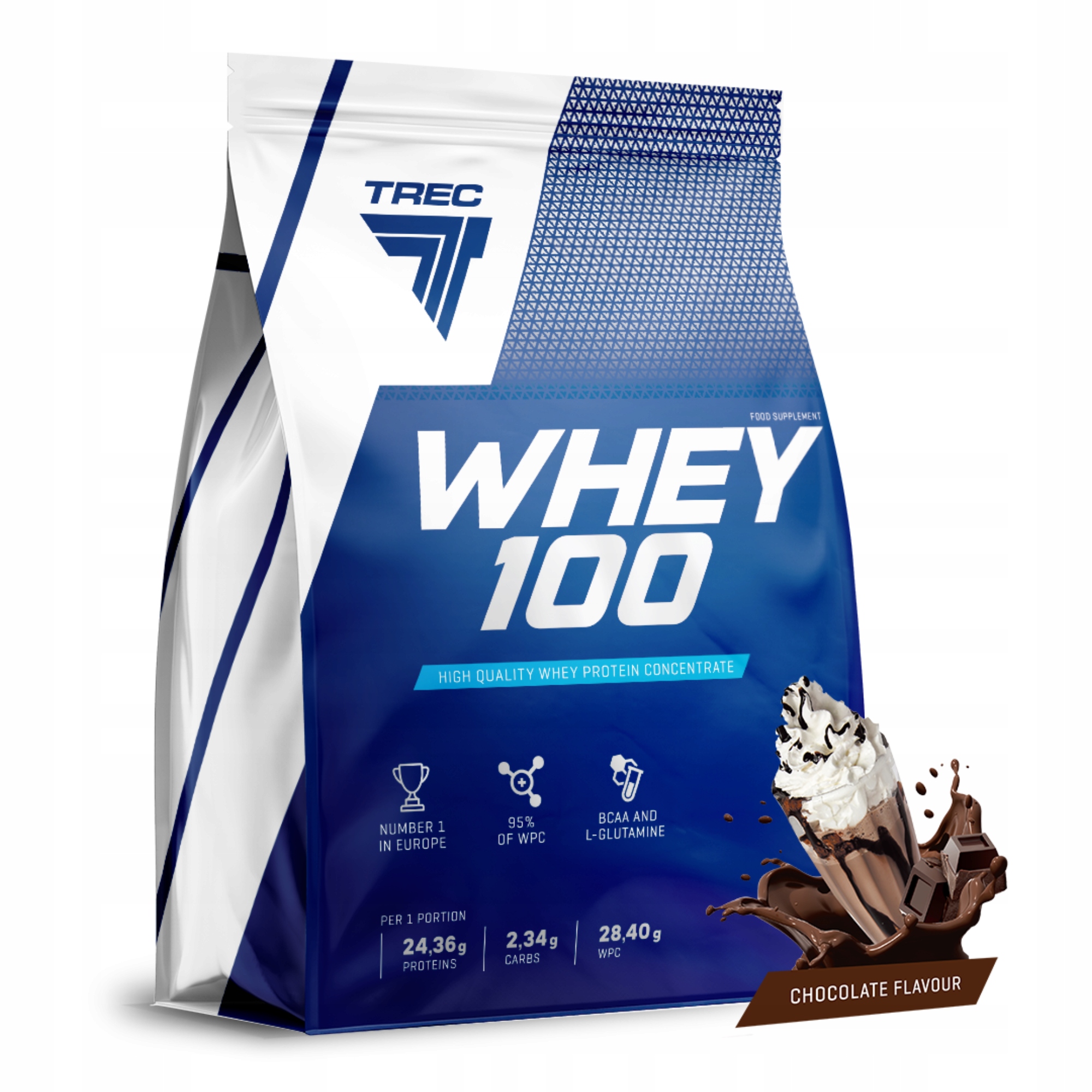 Trec Whey 100 900g Wpc Bílkovina Na Hmotu Pro Trénink