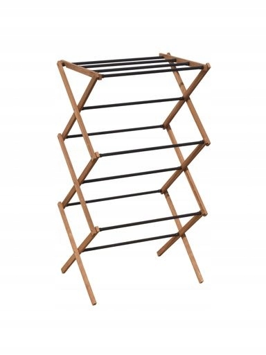 Levně Kadax Sušák Stojící prádlo Skládací spodní prádlo Vertikální dřevěné