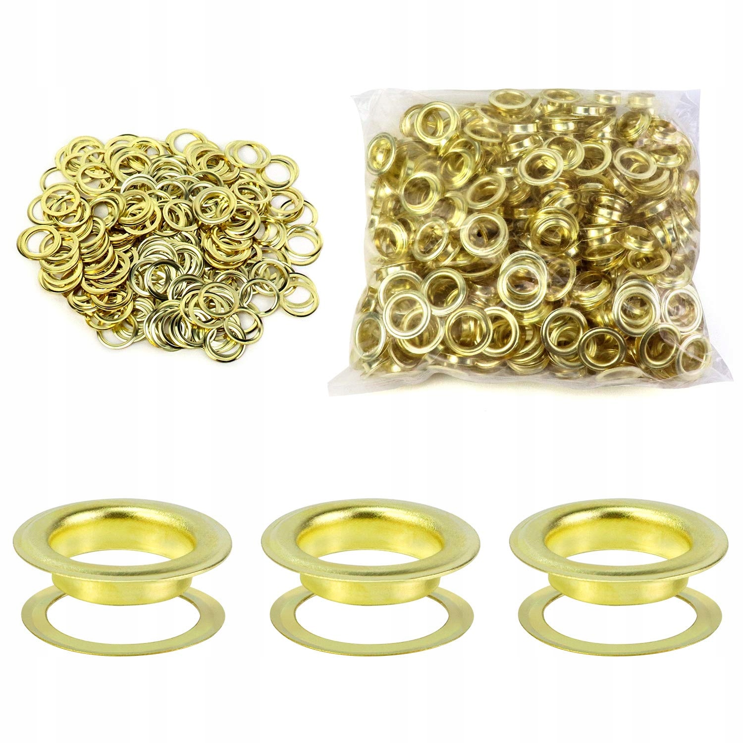 Očka Pro Bannery 10 MM 500 Sad Náplní Pro Sadu Zlatých Průchodek