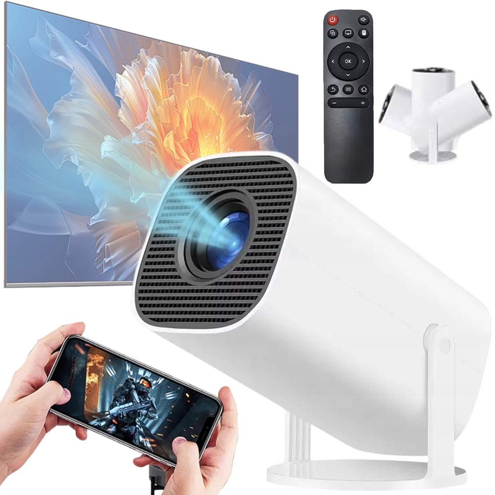 Projektor 1080P Video Bluetooth Wifi Plný Přenosný