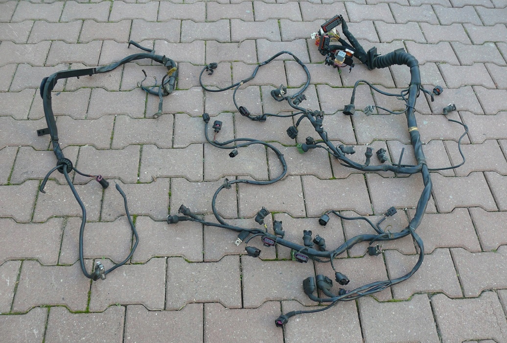 bundle wiring electrical of the engine AUDI S6 A6 C5 4.2 V8 299KM ARS