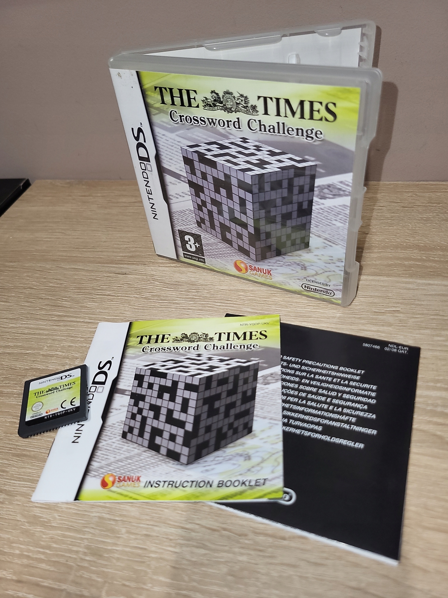 THE TIMES CROSSWORD CHALLENGE - NINTENDO DS KOMPLET