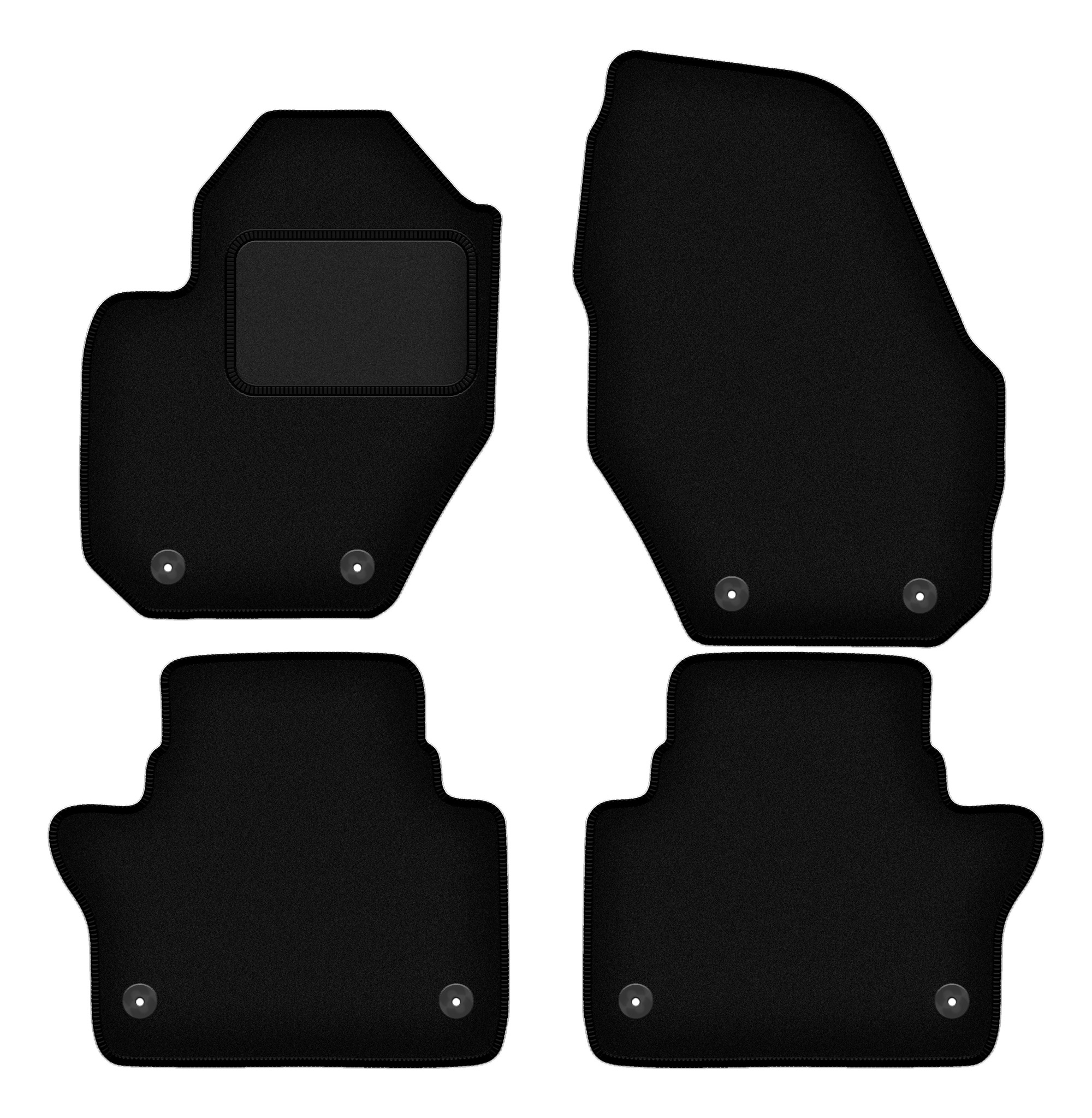 Velurové koberce pro: Volvo S60 II Long dlouhé