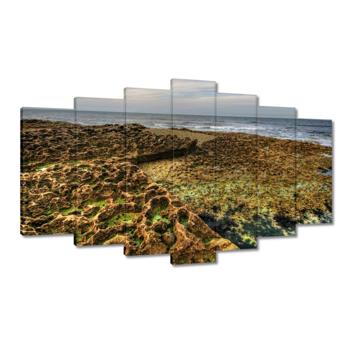 Obrazy 140x80 Horská pláž
