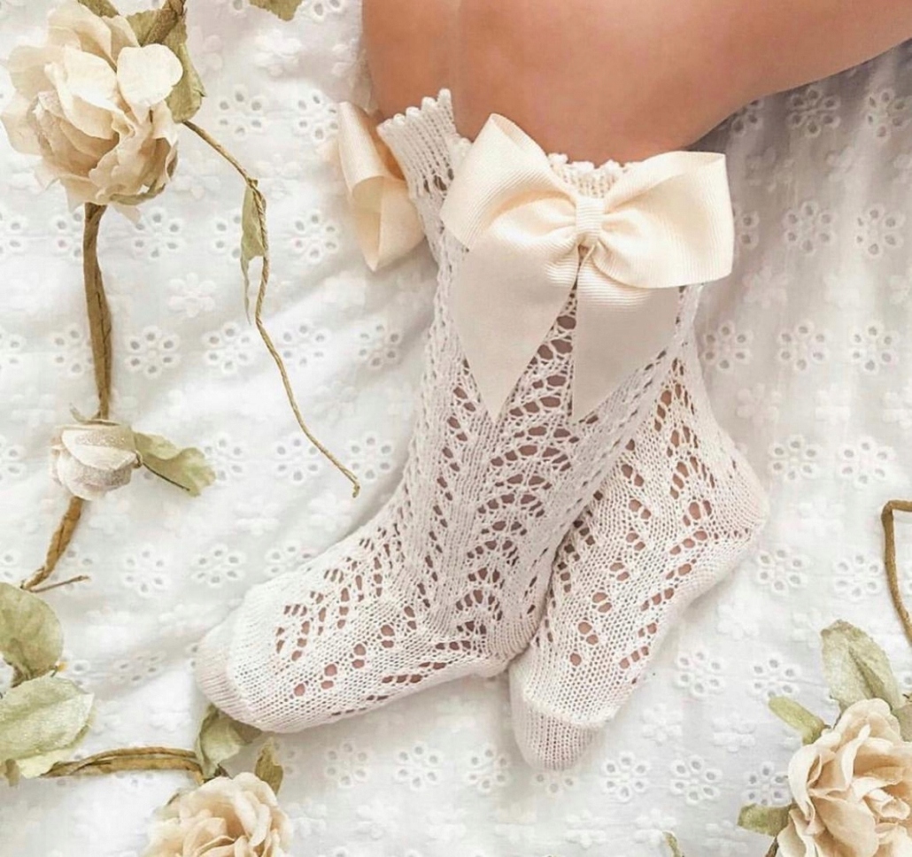 Podkolanówki Condor ECRU 303 3-6 m