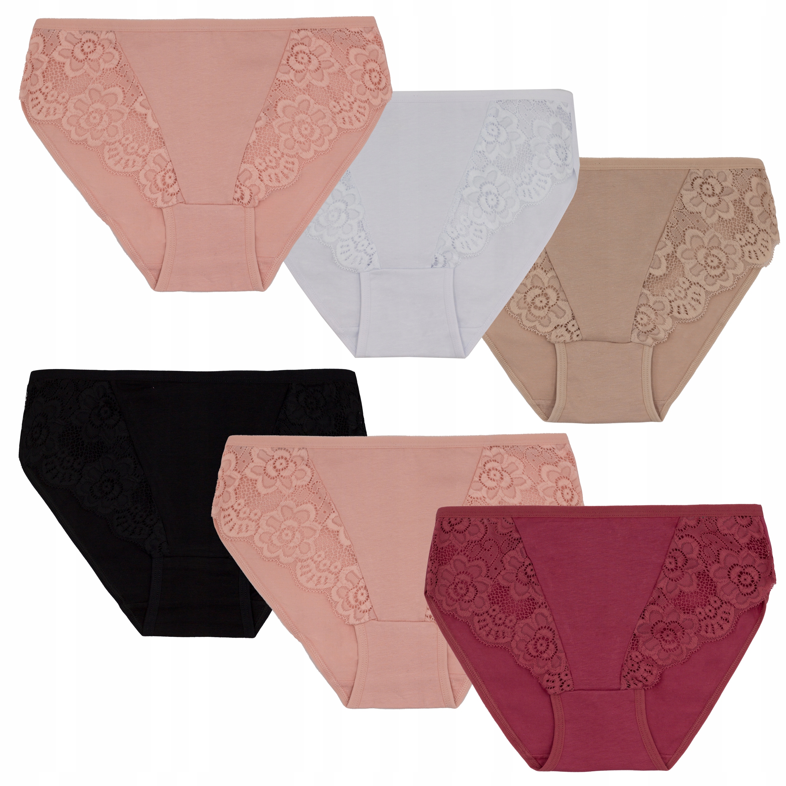 Majtki Damskie Figi Kolorowe M.