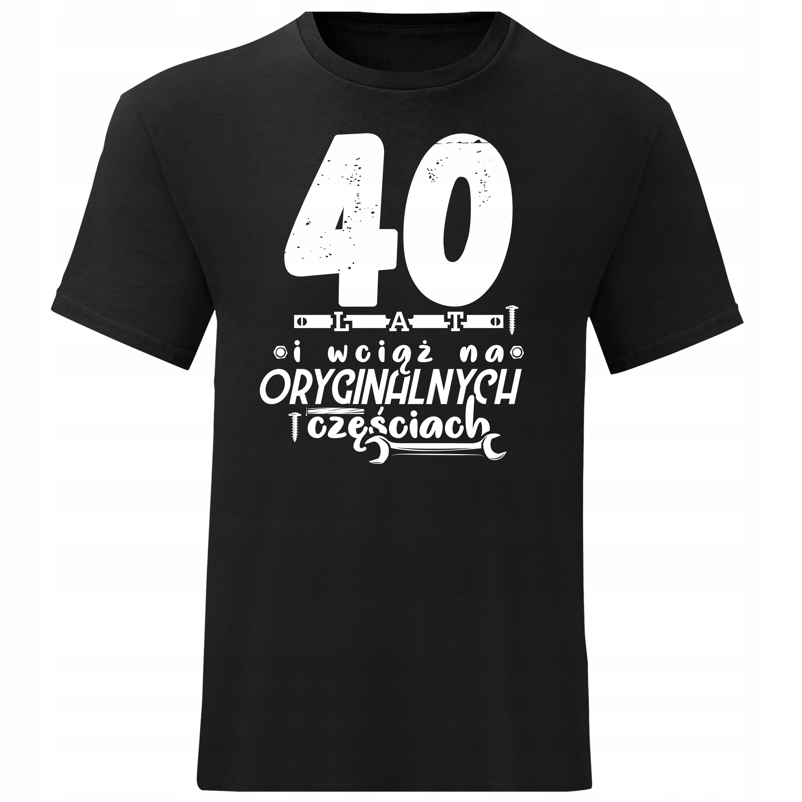 

Męski T-shirt Urodzinowy 40 Lat Prezent Roz. L