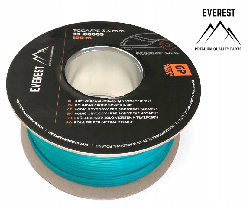 Omezovací kabel pro roboty Everest Tcca/pe 3,4 mm x 100 m zesílený