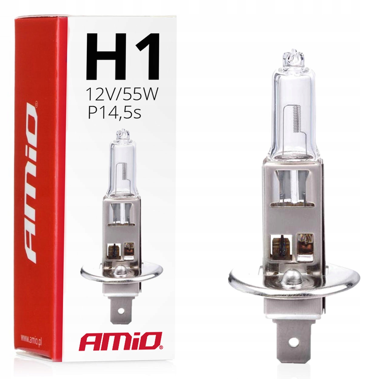 

Żarówka Halogenowa H1 12V 55W filtr Uv E4 Żarówki
