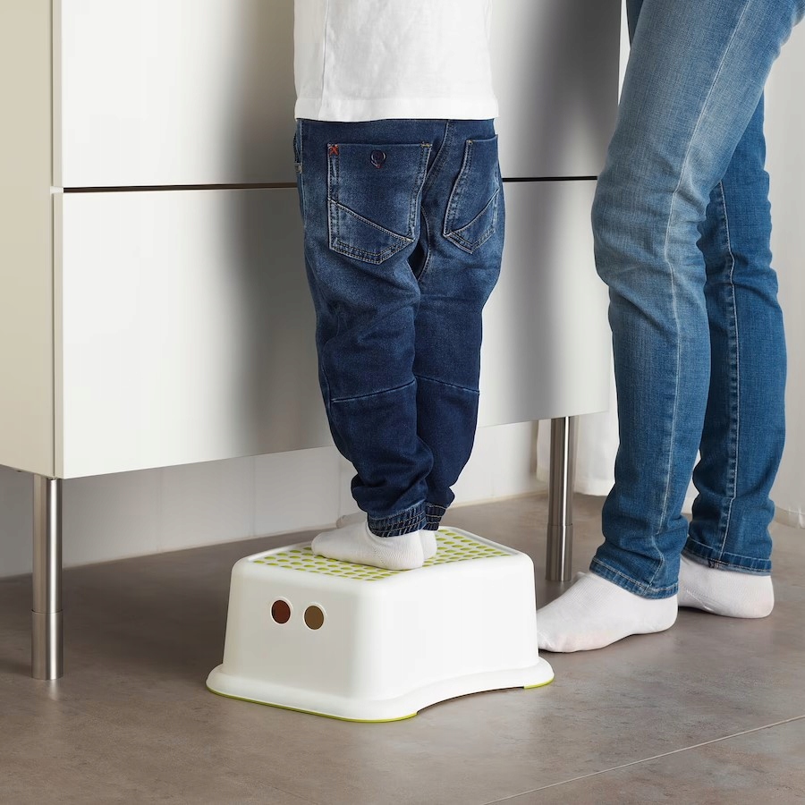 IKEA PODSTAWKA PODEST BIAŁY STOPIEŃ FORSIKTIG DLA DZIECKA Kolor biały