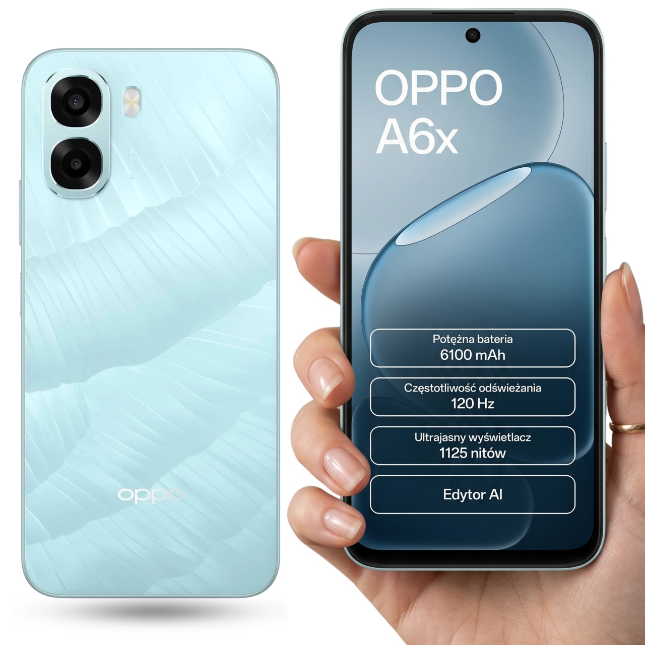 Smartfon Oppo A6x 4G 4/128GB Blue Telefon Dotykowy 6,75"