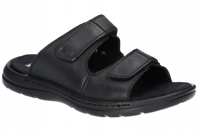 American Club CY149 Pevné Nazouváky Kožené Pánské Na Suchý Zip Černé 45