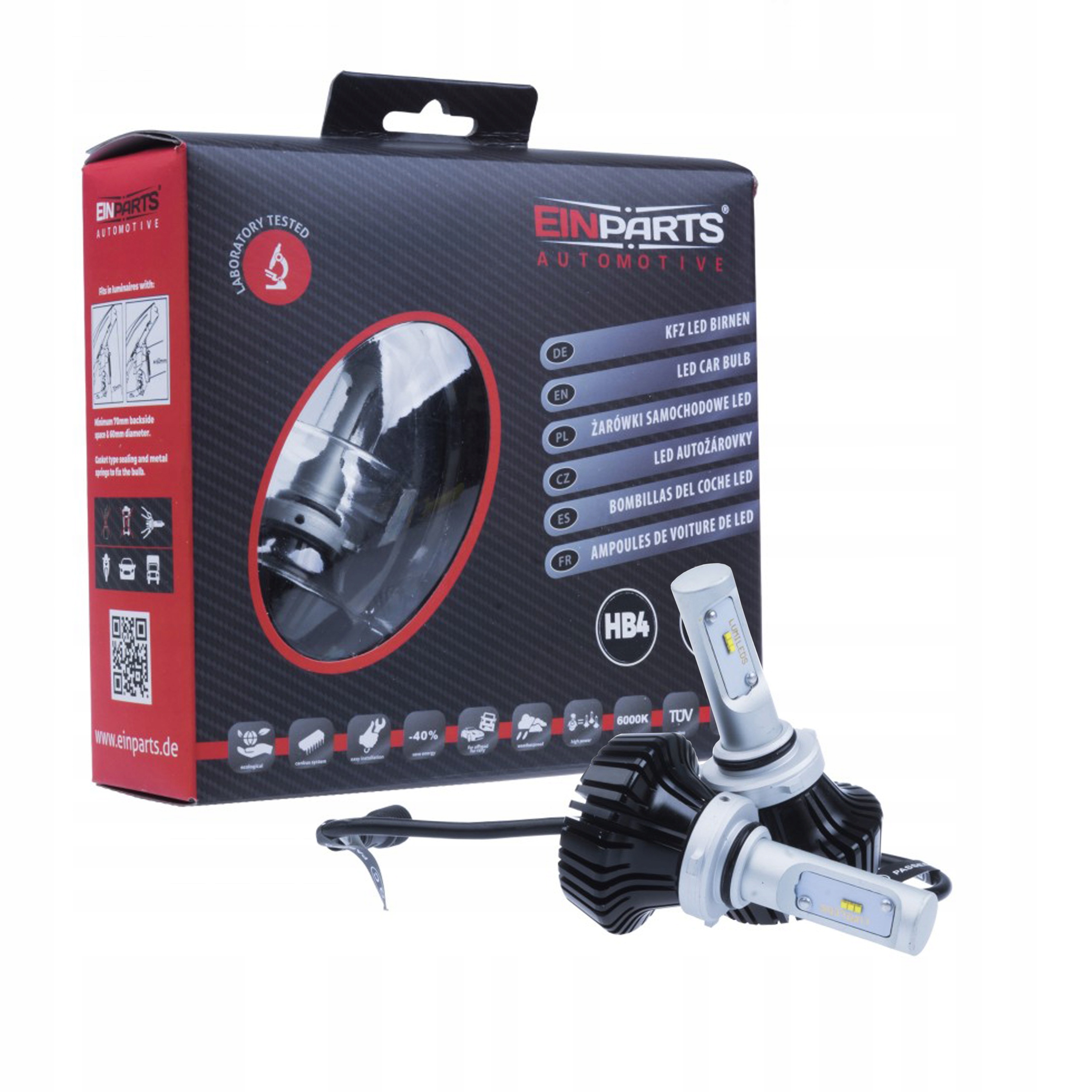 Led Automobilové Žiarovky HB4 12/24V Canbus 6000K