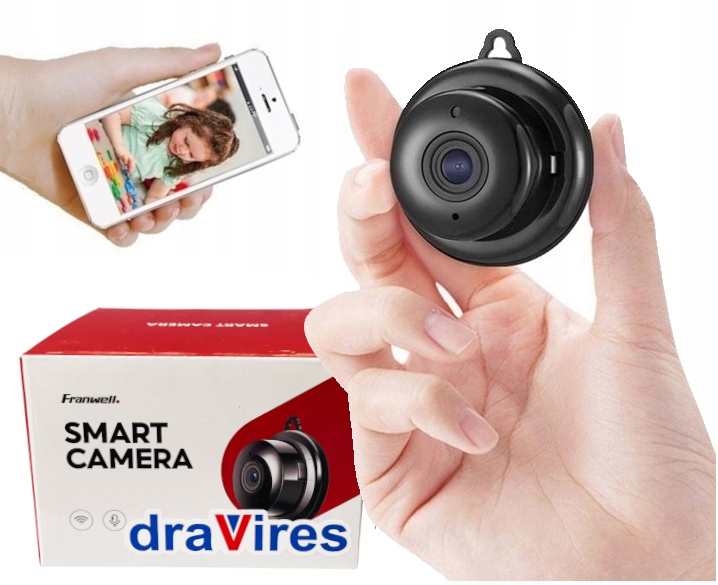 Wifi kamera ip špionážní malá mini infračervená Návod V Češtině