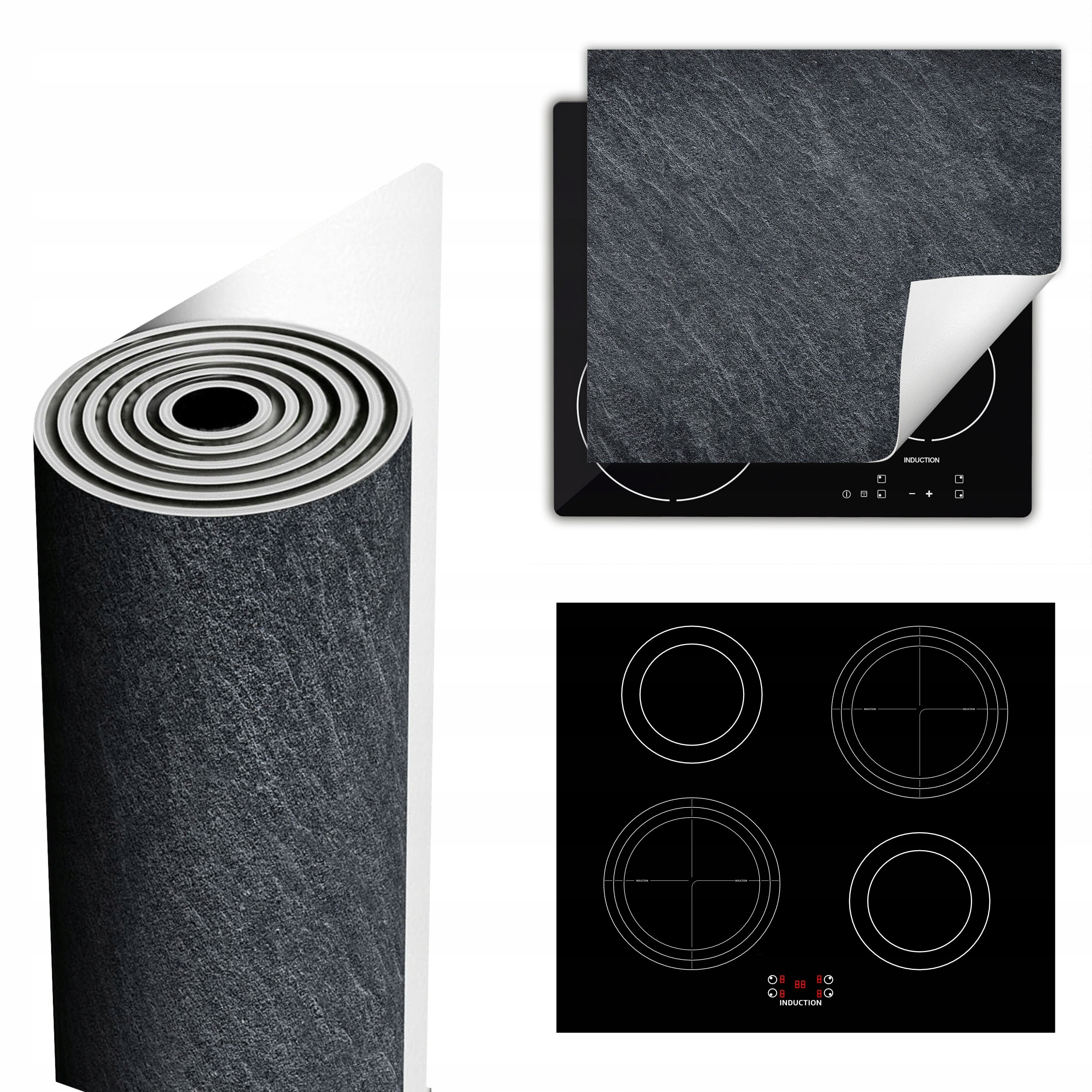 Ochranná Podložka Na Sporák Má Více Místa 60x52 šedá břidlice