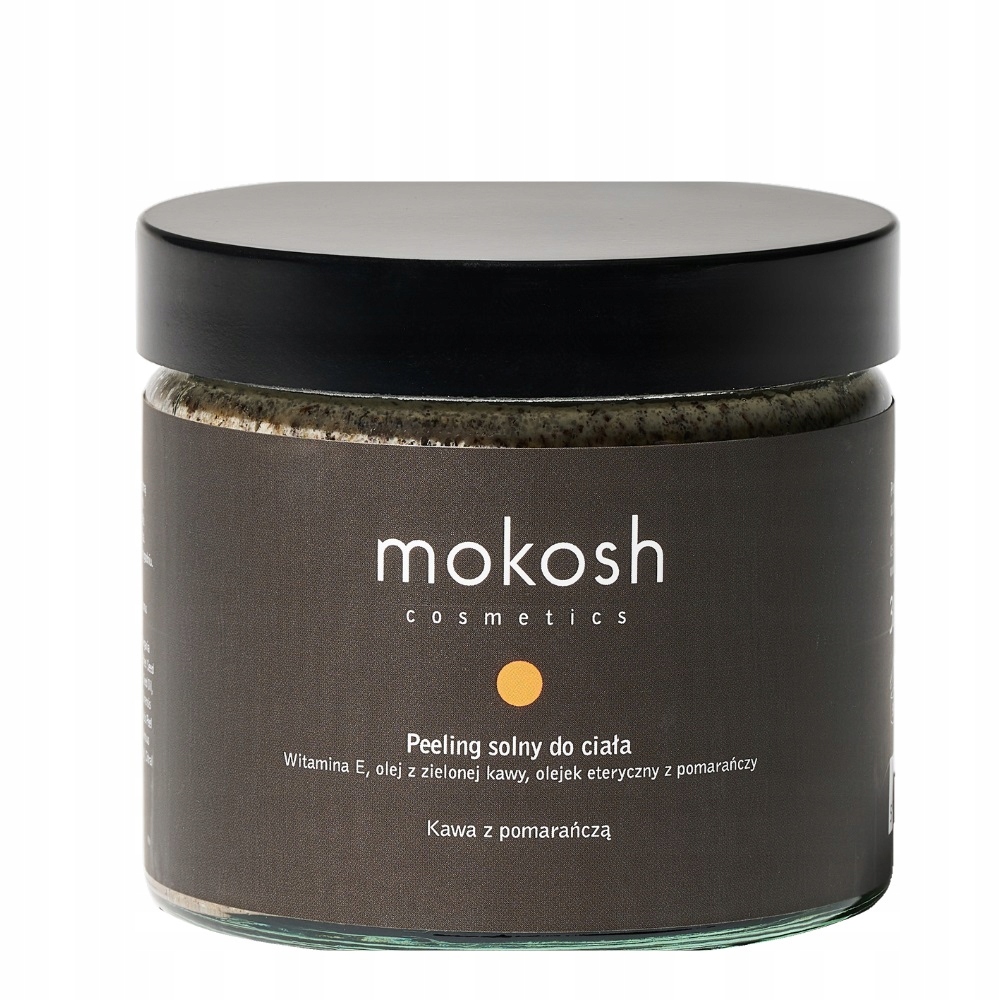 Veganský solný tělový peeling Káva s pomerančem Mokosh 300 g