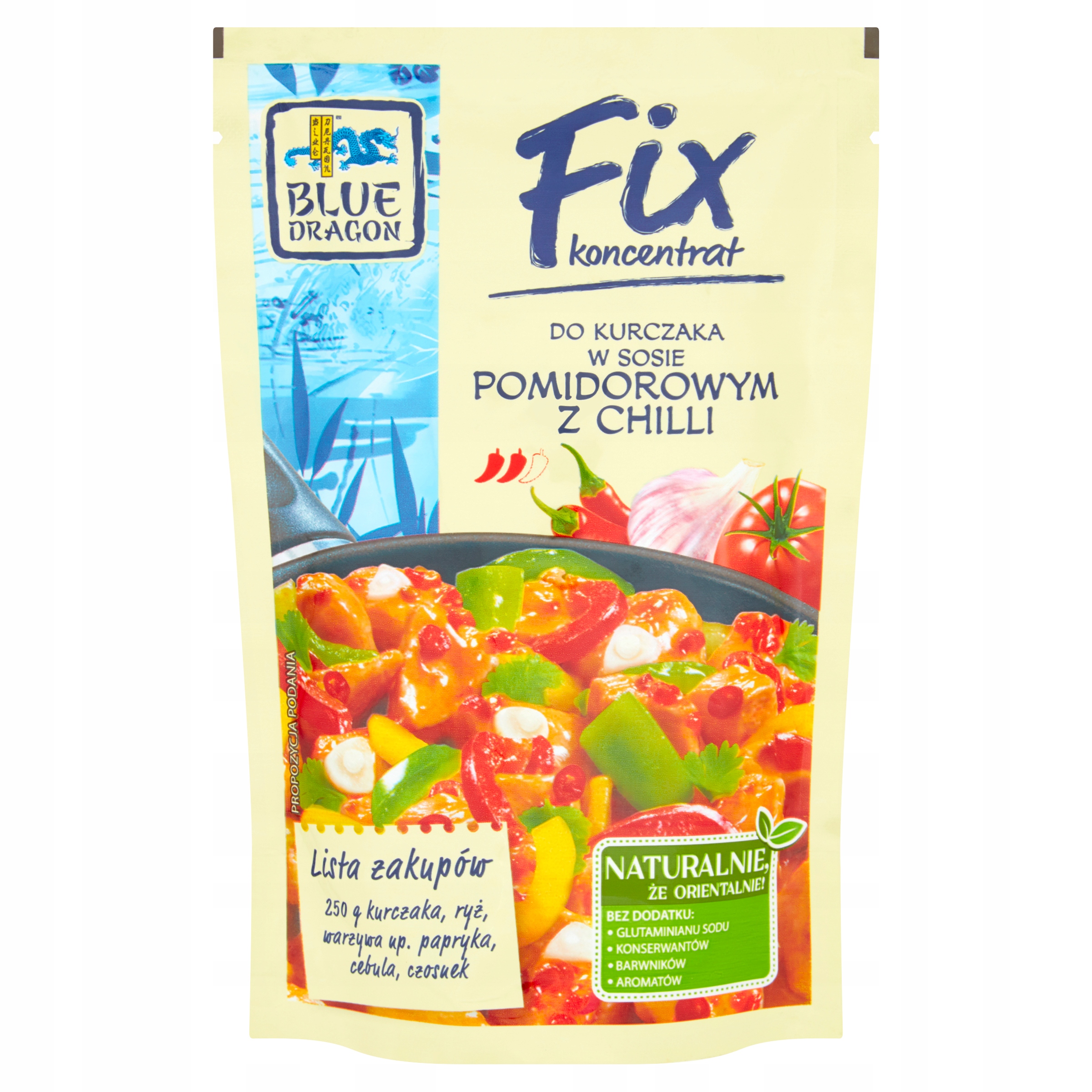 

Blue Dragon Fix Kurczak Sos Pomidorowy Chilli 145g