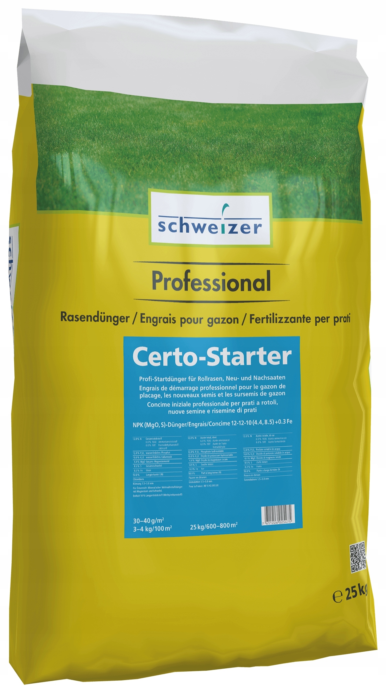 Schweizer Certo Starter 12-12-10 +4.4MgO 25 Kg