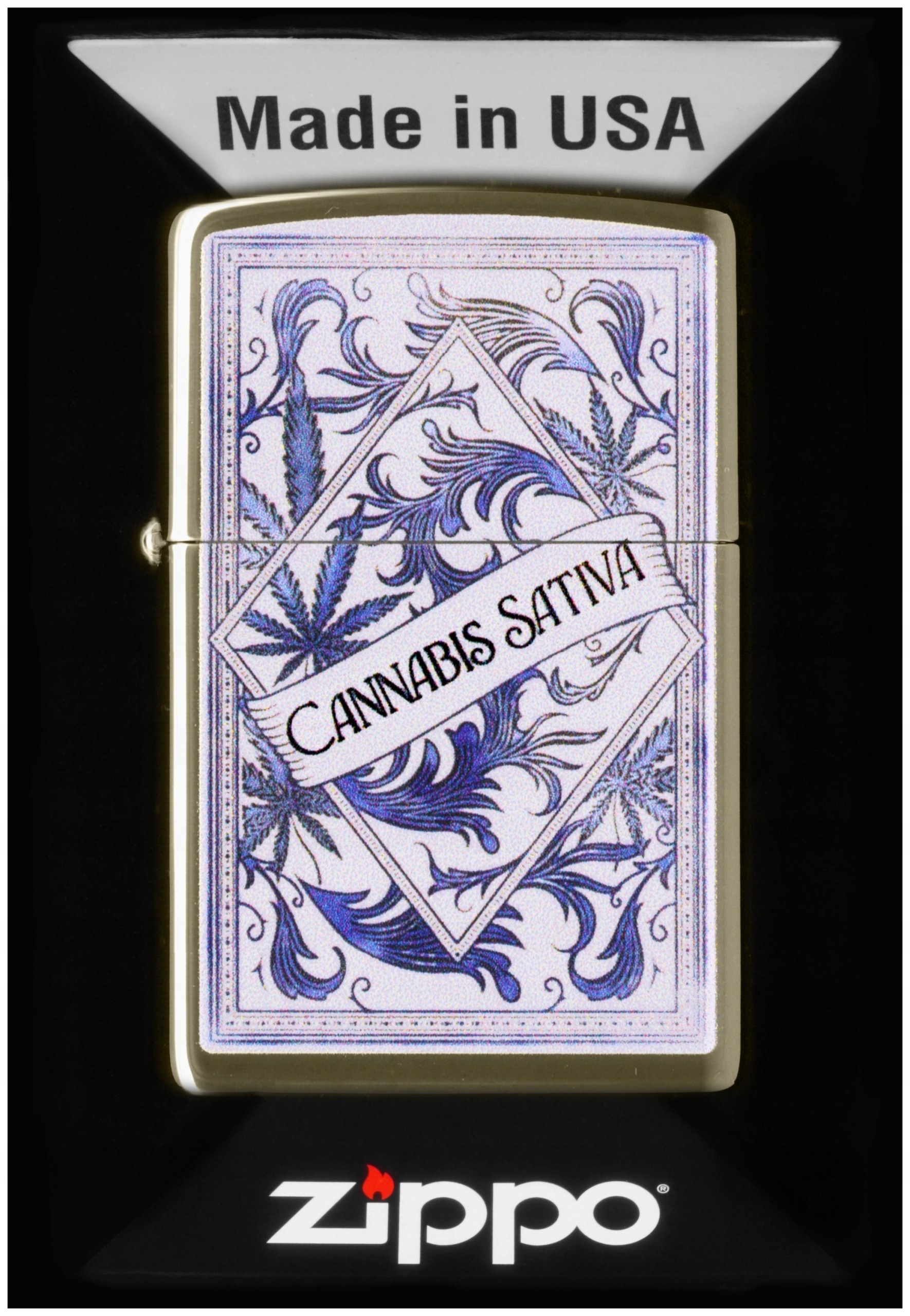 Zapalovač Zippo Cannabis Sativa Design 60007717