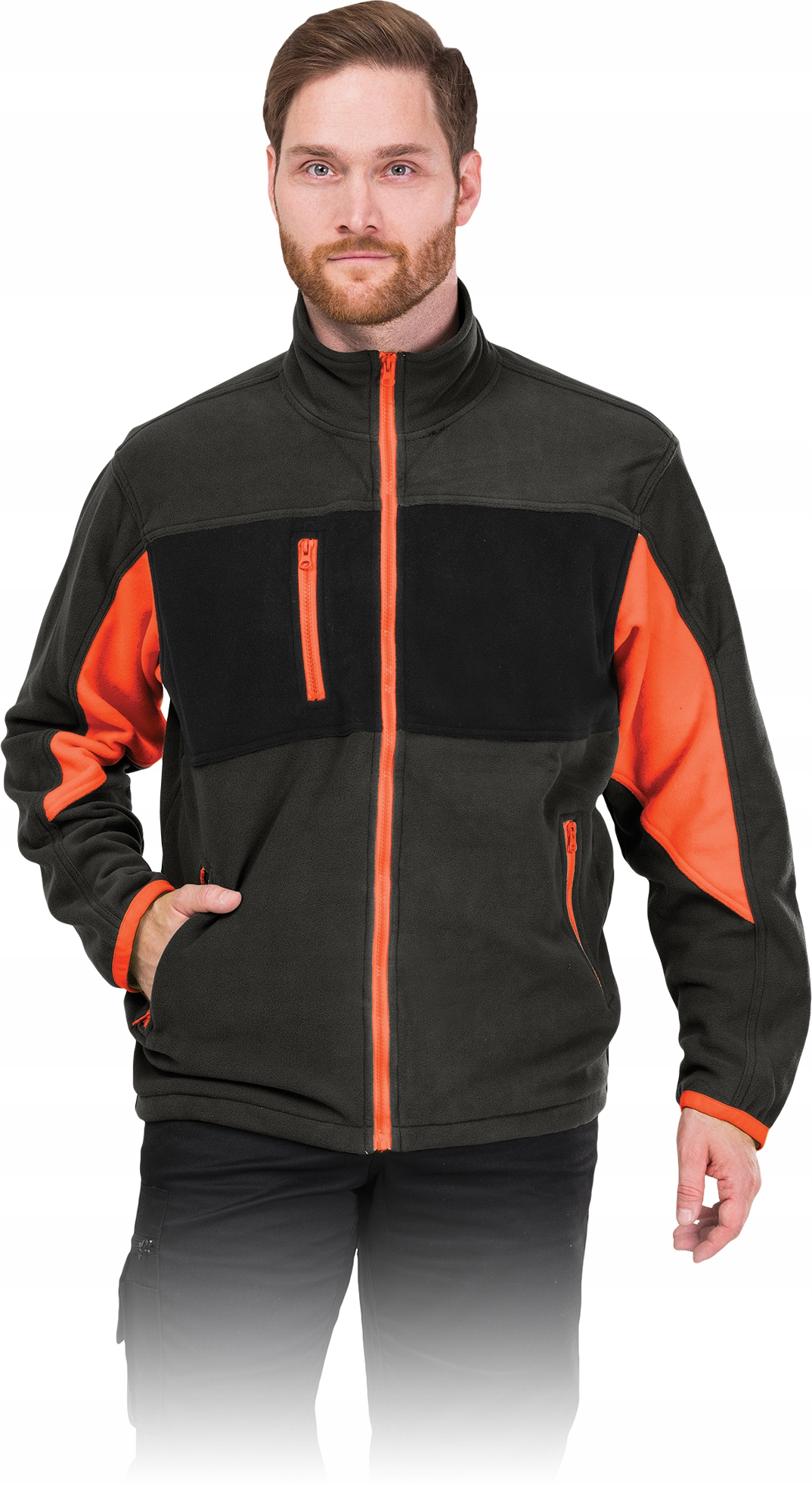 

Bluza polarowa ciepła męska polar Leber R. XXL