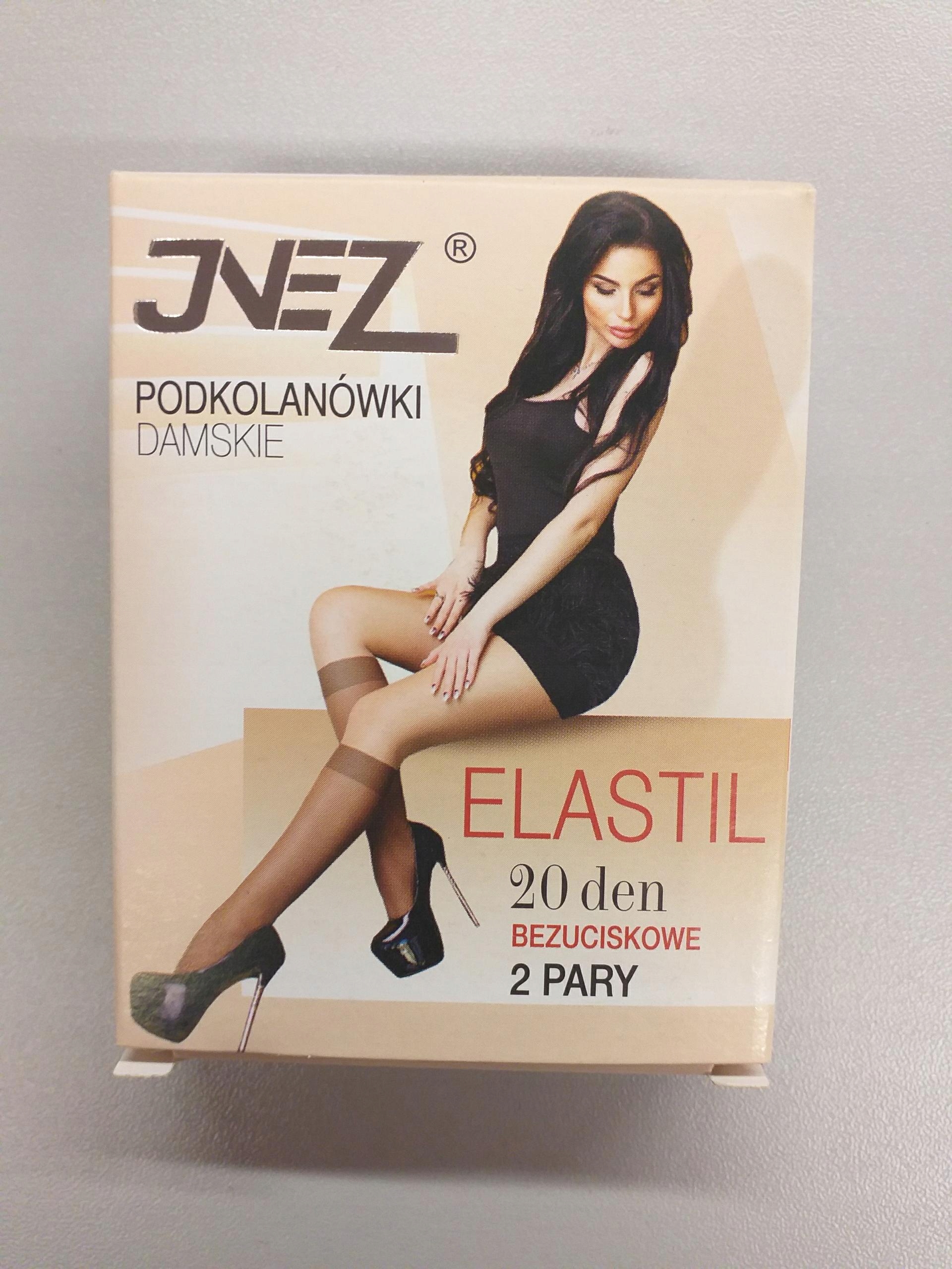 

Inez Podkolanówki elastil 2 pary Sara kartonik