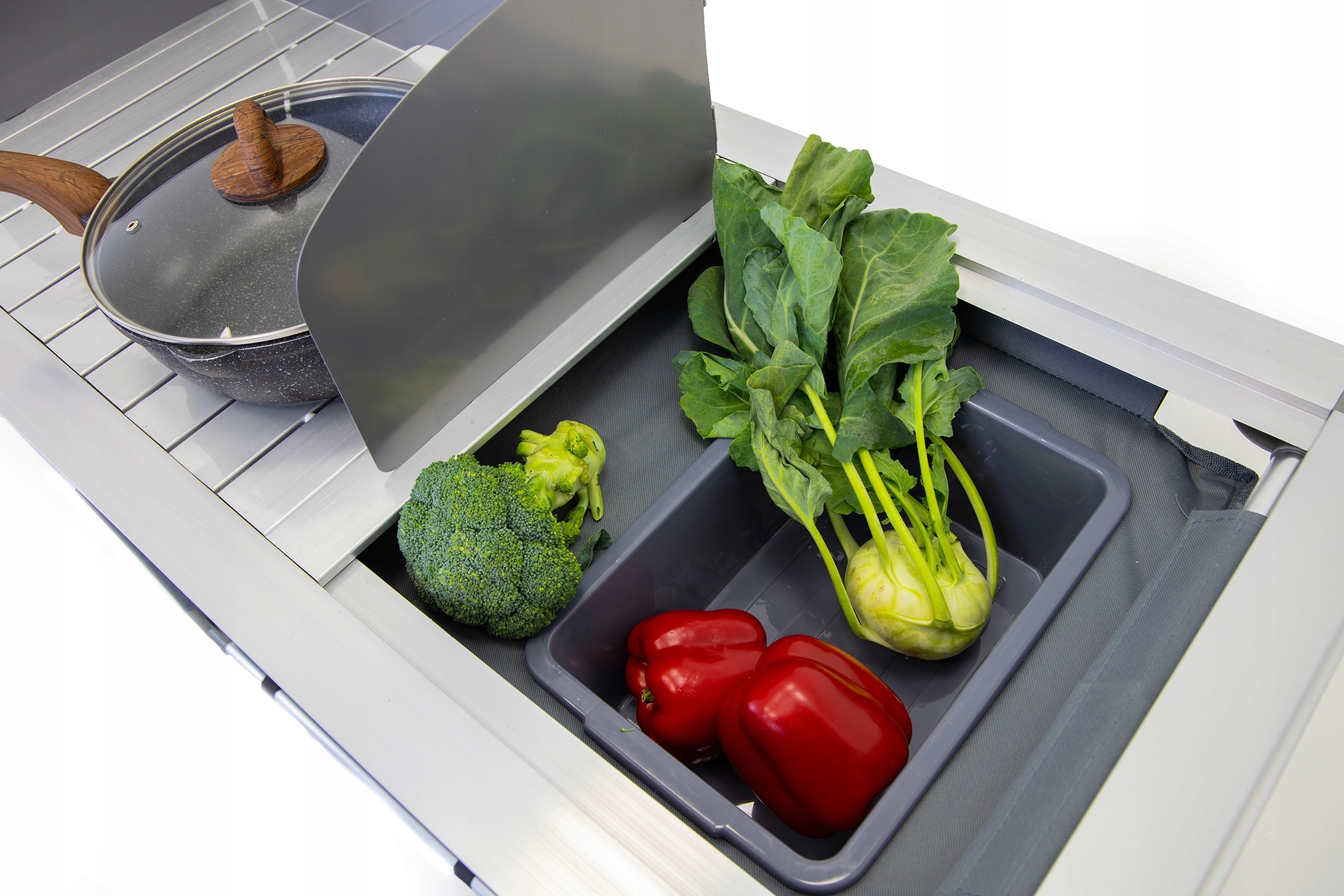 KUCHNIA TURYSTYCZNA SZAFKA stół składany ogrodowy torba KEMPINGOWY stolik Model JUMI