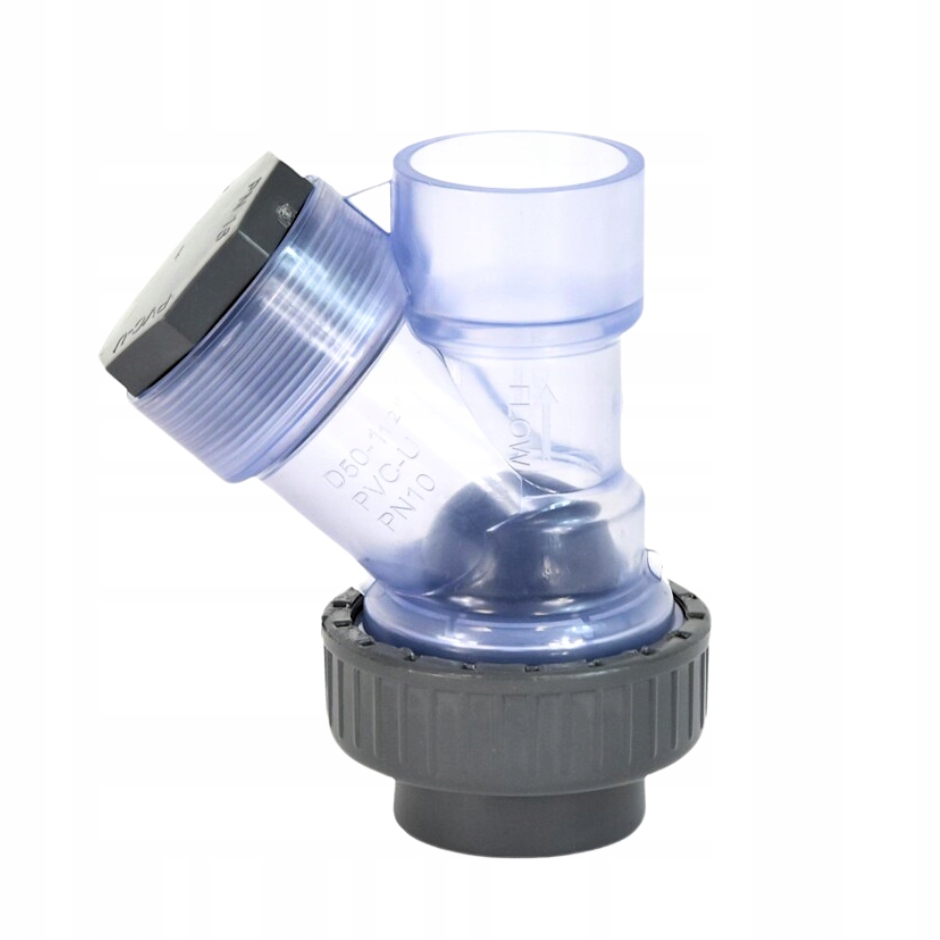 Ibo Kulový zpětný ventil 1 1/2" Pvc Dn 40 s průhledným vlepováním