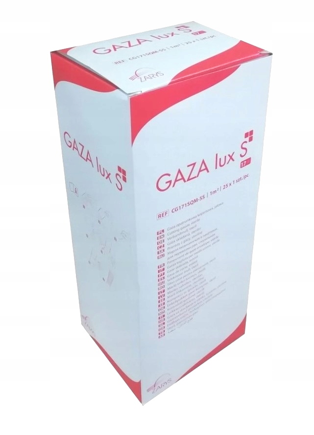 

Zarys Gaza opatrunkowa Jałowa Lux S 17N 1m2 25szt.