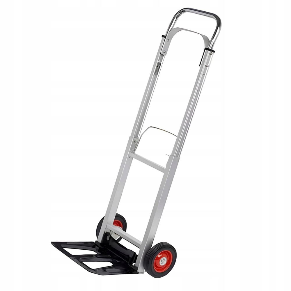 Skládací hliníkový transportní vozík do skladu, nosnost 90 kg