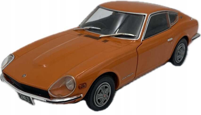 Datsun 240 Z 1969 model 124198 WhiteBox 1:24 oranžová