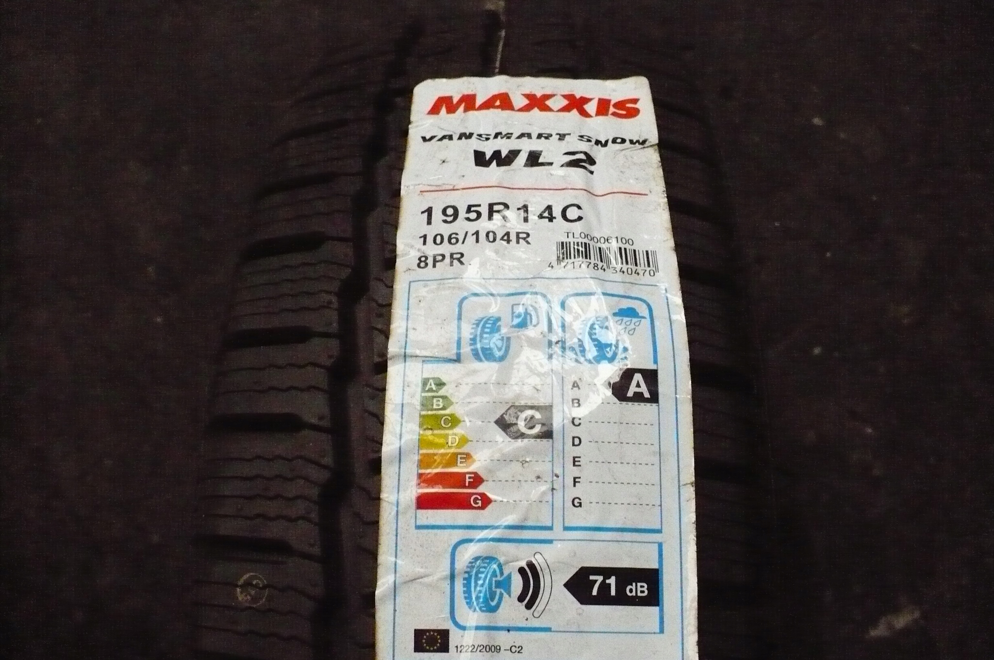 Maxxis Vansmart Snow WL2 195/80R14C 2018 Nová