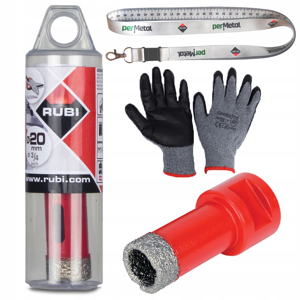Rubi 06956 wiertło diamentowe Ø 20mm na sucho gres