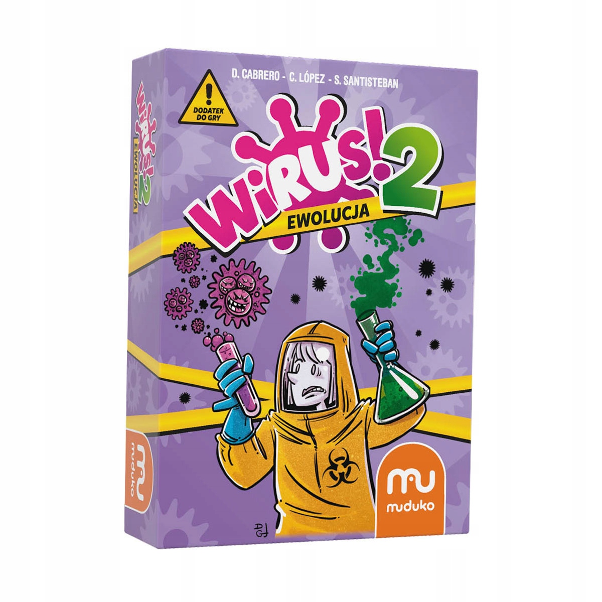 Wirus! 2: Ewolucja. Dodatek do Gry Imprezowej. Gra planszowa. Muduko