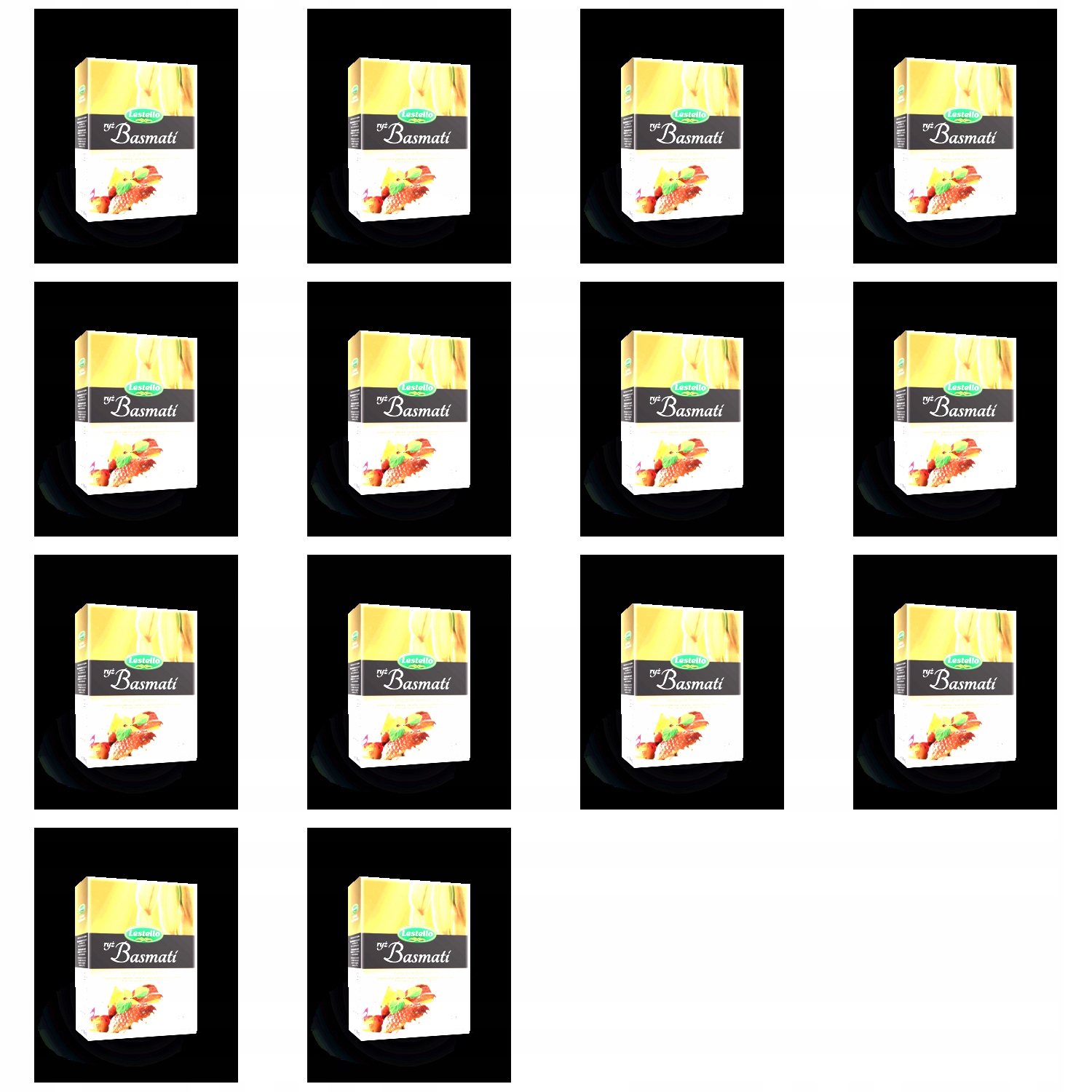 14x 400g LESTELLO.ryż basmati w torebkach Karton