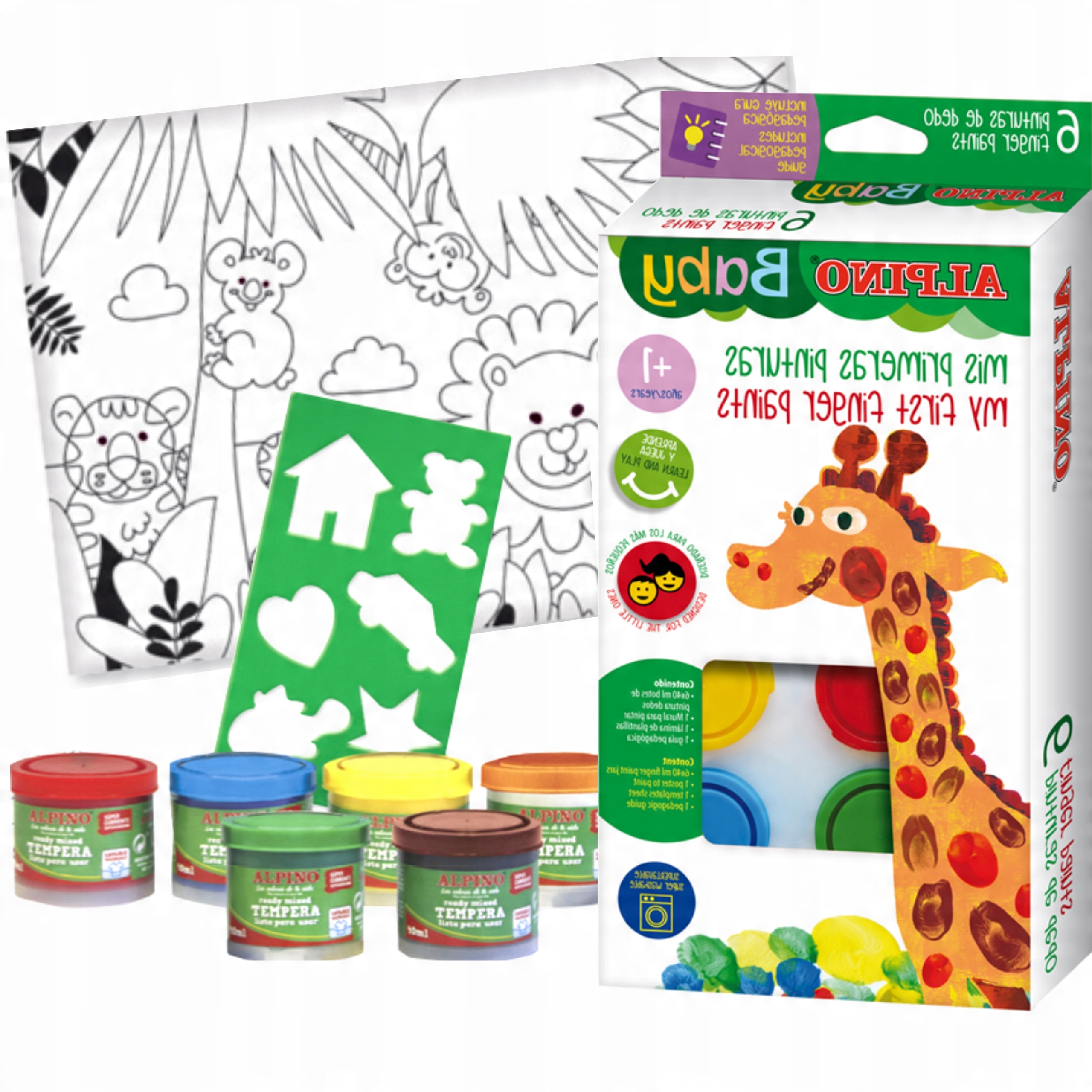 

Alpino Baby Farby do malowania palcami