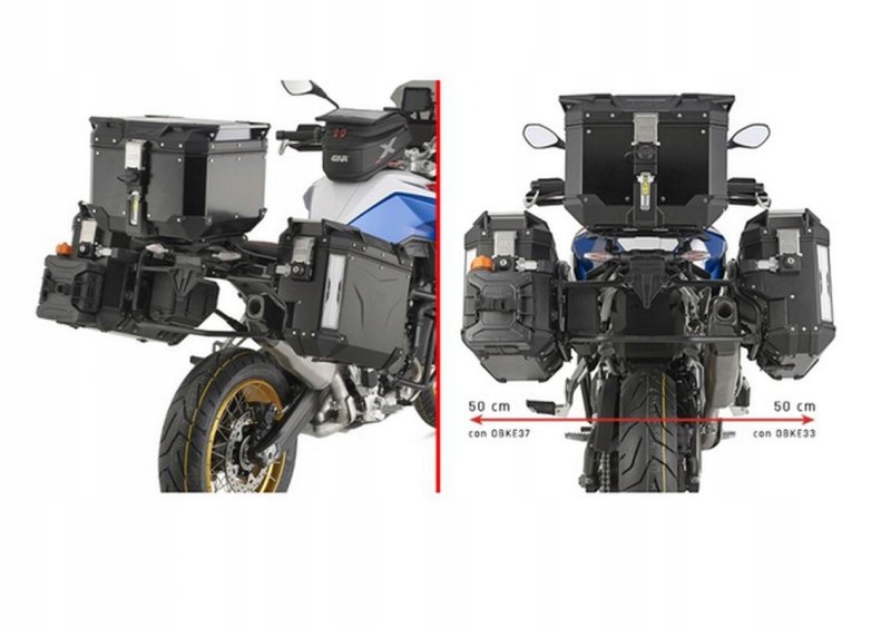Rám Bočných Kufrov Monokey Cam Side Bmw F 900 Gs 24 Pravý Vyrezaný